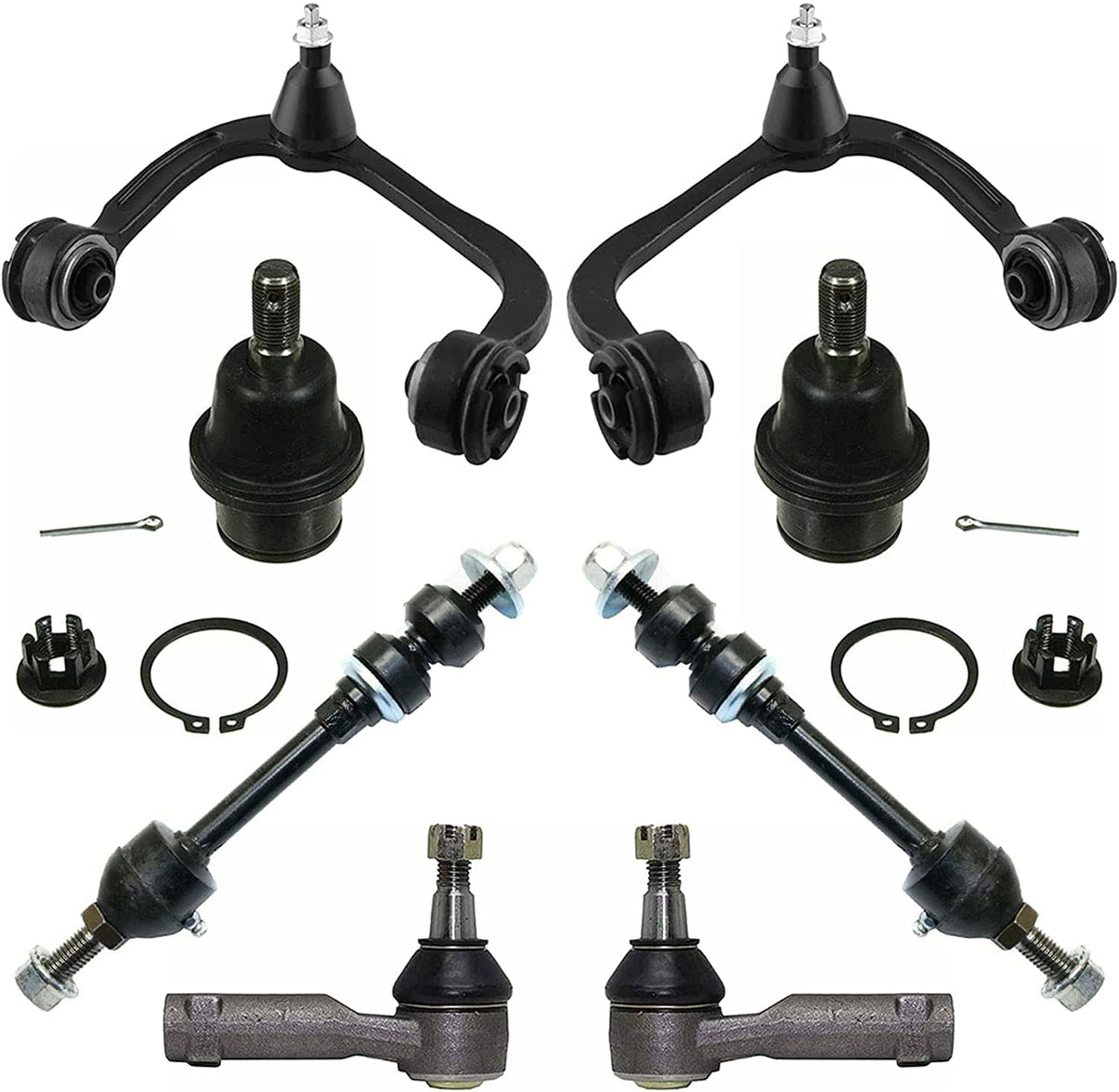 Ford F-150 Front Suspension Kit - Control Arms, Ball Joints, Tie Rods (05-08 4WD)