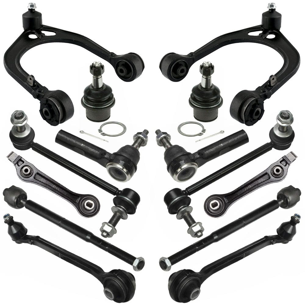 Front Control Arm Tie Rod Ball Joint For Challenger Magnum Charger 300 2WD 14PCS