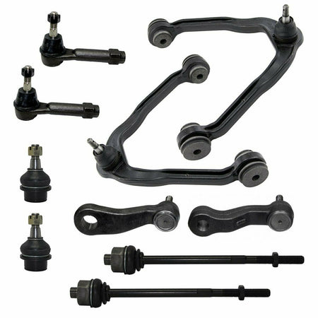 Front Upper Control Arm Tie Rod Sway Bar Pitman Idler Arm Fit Cadillac Chevrolet GMC Control Arm Lower Ball Joint Tierod Pitman Idler Arm 4WD 4x4 13 pcs