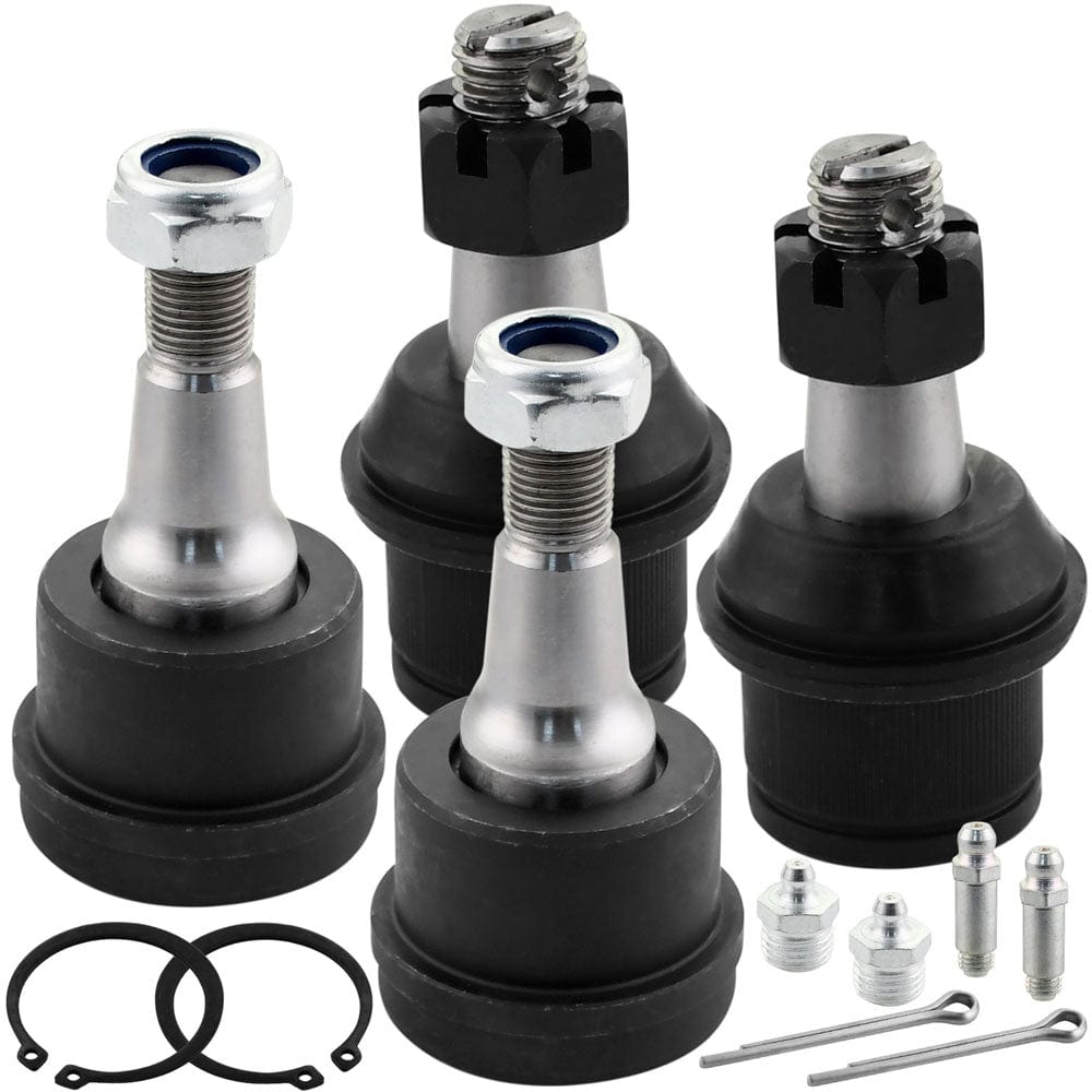 Front Upper & Lower Ball Joints Assembly 2003-2013 Dodge Ram 1500 2500 3500 Suspension Tie Rod Ball Joint-4x4 4pcs