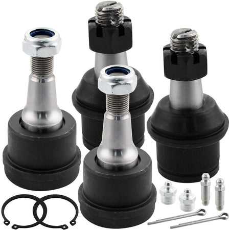 Front Upper & Lower Ball Joints Assembly 2003-2013 Dodge Ram 1500 2500 3500 Suspension Tie Rod Ball Joint-4x4 4pcs