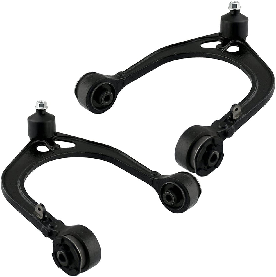 MotorbyMotor 14pc Front Upper and Lower Control Arm Suspension Kit Pre-Assembled Ball Joint w/Inner and Outer Tie Rods Sway Bar Links Fits for Chrysler 300, Dodge Challenger Charger Magnum 2WD