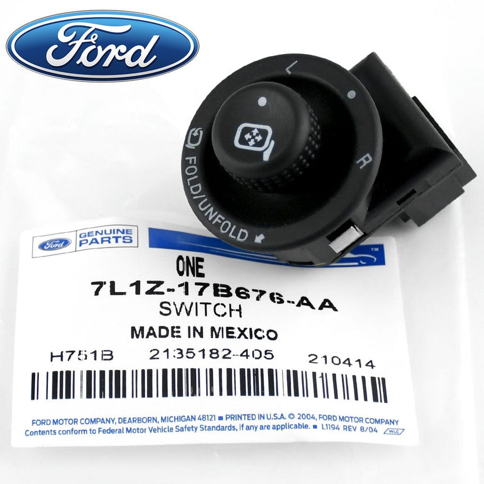 Ford F150 7L1Z17B676AA Power Fold Mirror Switch Ford F150