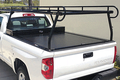 Truck Covers USA American Work Toolbox Tonneau Cover - Tool Box Truck Bed Cover