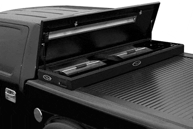 Truck Covers USA American Work Toolbox Tonneau Cover - Tool Box Truck Bed Cover
