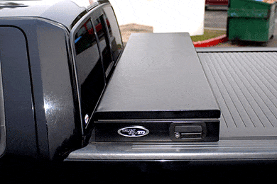 Truck Covers USA American Work Toolbox Tonneau Cover - Tool Box Truck Bed Cover