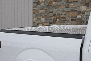 Lomax Professional Series Tri-Fold Tonneau Cover - Folding Truck Bed Cover