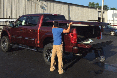 Ranch Sportwrap Tonneau Cover - Hard Fiberglass Tonneau Truck Bed Cover