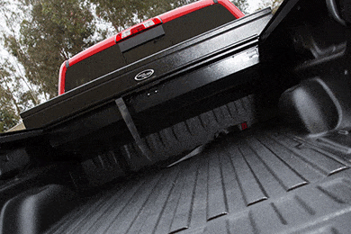Truck Covers USA American Work Toolbox Tonneau Cover - Tool Box Truck Bed Cover