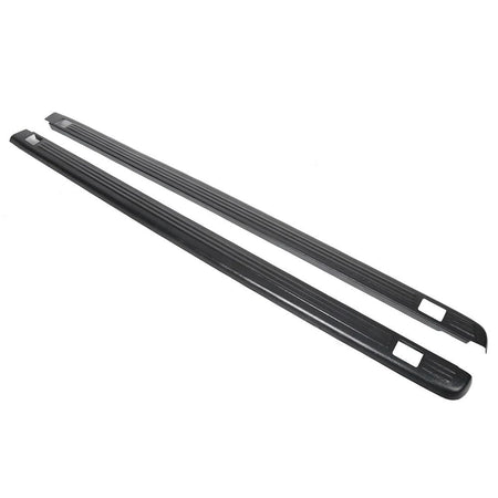 GM Black Bed Rail Caps for 1999-2006 Chevy Silverado / GMC Sierra 6'6" Bed 7201151