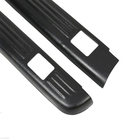 GM Black Bed Rail Caps for 1999-2006 Chevy Silverado / GMC Sierra 6'6" Bed 7201151
