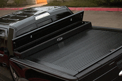 Truck Covers Usa American Work Jr. Toolbox Tonneau Cover - Tool Box Truck Bed Cover