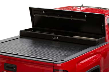 Truck Covers USA American Work Toolbox Tonneau Cover - Tool Box Truck Bed Cover