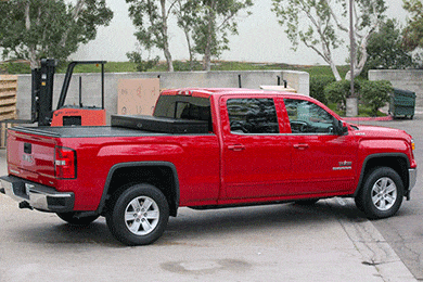 Truck Covers USA American Work Toolbox Tonneau Cover - Tool Box Truck Bed Cover
