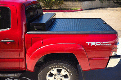 Truck Covers USA American Work Toolbox Tonneau Cover - Tool Box Truck Bed Cover