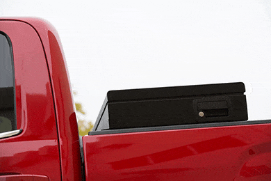 Truck Covers USA American Work Toolbox Tonneau Cover - Tool Box Truck Bed Cover