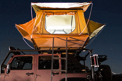 Smittybilt Overlander Tent - Overlander Rooftop Tent for Jeep Wrangler