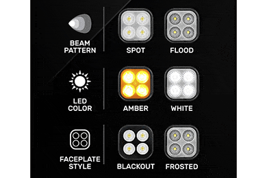 Vision X Unite LED Lighting - Light Bars - 6&quot; to 50&quot; - Spot, Flood, Amber, Clear