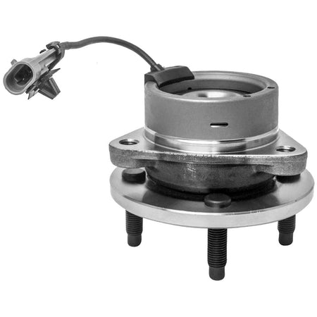 MotorbyMotor 513204 Front Wheel Bearing and Hub Assembly for Chevy Cobalt 05-10, Saturn Ion 03-07, Pontiac G5 07-10, Pontiac Pursuit 05-06, [w/4 Lugs, 4-Wheel ABS]