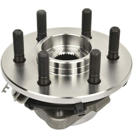 Front Driver Side Wheel Bearing Fit 1997-2004 Dodge Dakota,1998-2003 Dodge Durango Wheel Hub w/ABS, 6 Lugs, 4WD,Left Side, 515008