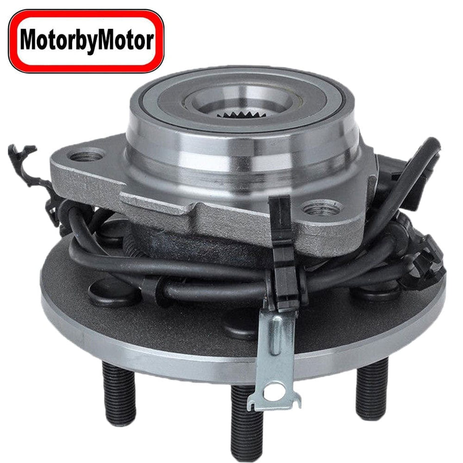 Front Wheel Bearing Fit 1997-2004 Dodge Dakota,1998-2003 Dodge Durango Passenger Right Side Wheel Hub w/ABS, 6 Lugs, 4WD, 515009