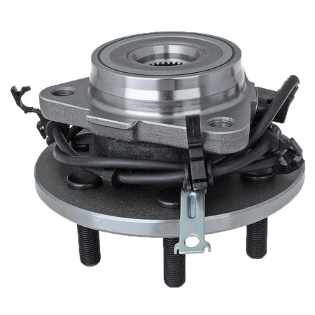 Front Wheel Bearing Fit 1997-2004 Dodge Dakota,1998-2003 Dodge Durango Passenger Right Side Wheel Hub w/ABS, 6 Lugs, 4WD, 515009