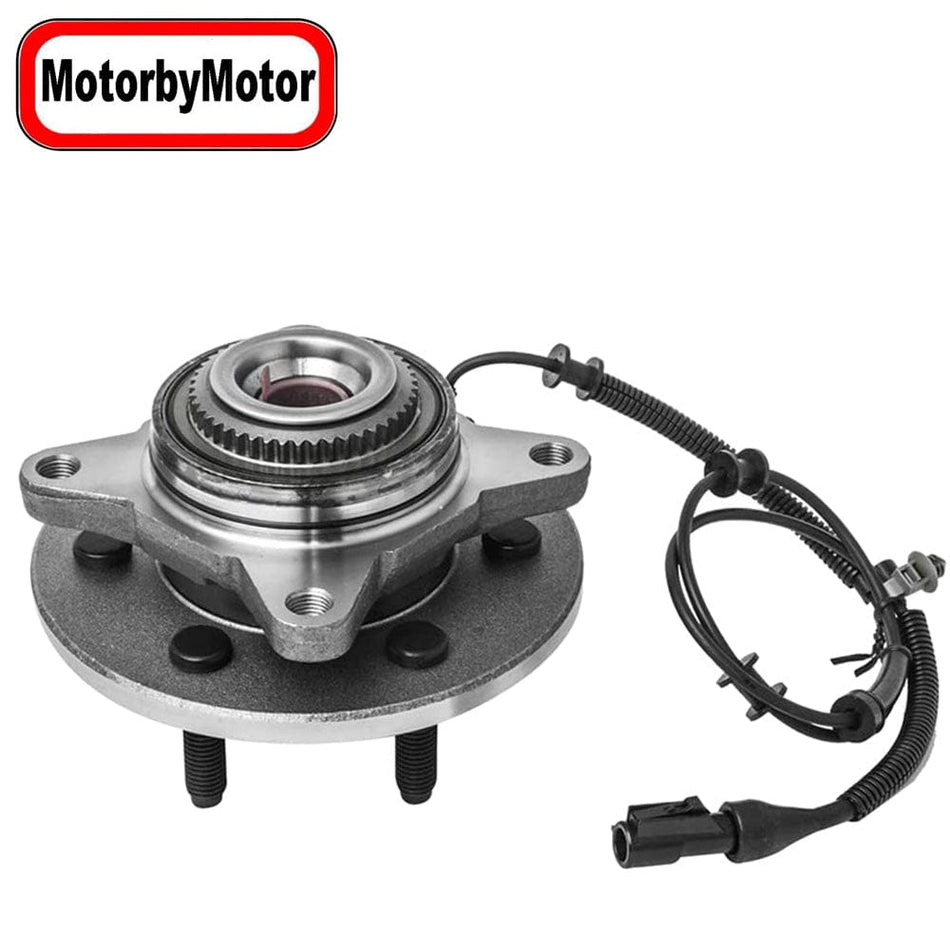 Ford F-150 Front Wheel Bearing Hub Assembly Fits for 2004 2005 , 2004 Ford F-150 Heritage Wheel Hub w/6 Lugs [w/ABS, 4WD, 4x4]-515046 - 2 PACK