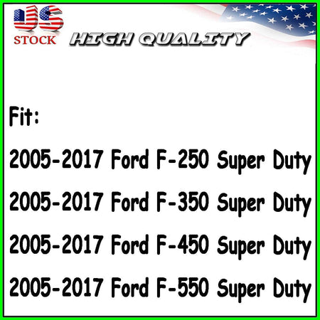 Ford F250-F550 Manual Locking Hub Kit 4x4 Front Axle Assembly 2005-2018 Super Duty