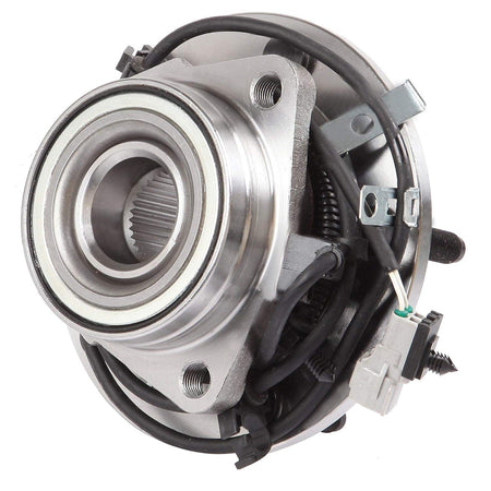 Front RH Wheel Bearing Fit 1997-1999 Dodge Ram 1500 Pickup Wheel Hub w/5 Lugs w/ABS, 4WD, Passenger Right Side, 515023