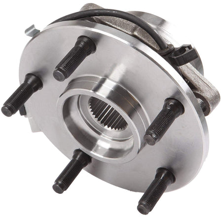 Front RH Wheel Bearing Fit 1997-1999 Dodge Ram 1500 Pickup Wheel Hub w/5 Lugs w/ABS, 4WD, Passenger Right Side, 515023
