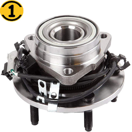 Front RH Wheel Bearing Fit 1997-1999 Dodge Ram 1500 Pickup Wheel Hub w/5 Lugs w/ABS, 4WD, Passenger Right Side, 515023