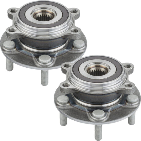 Front Wheel Bearing and Hub Assembly for 2014 2015 2016 2017 2018 Mazda 3 2pcs