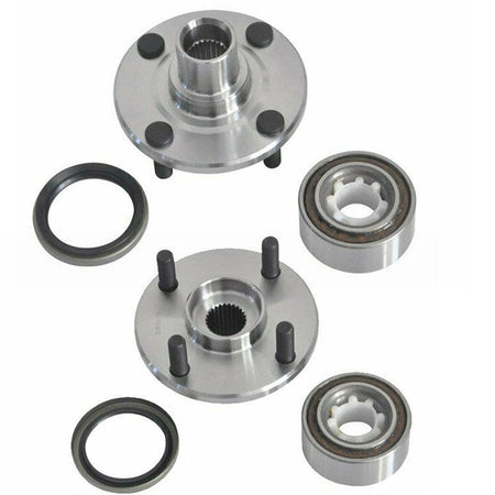 Front Wheel Bearing Fit 1988-2002 Toyota Corolla, 1998-2002 Chevy Prizm, 1993-1997 GEO Prizm Wheel Hub w/4 Lugs,518507 (2 Pack)