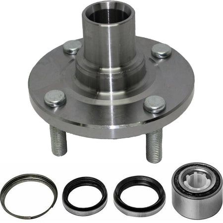 Front Wheel Bearing Fit 1988-2002 Toyota Corolla, 1998-2002 Chevy Prizm, 1993-1997 GEO Prizm Wheel Hub w/4 Lugs,518507 (2 Pack)