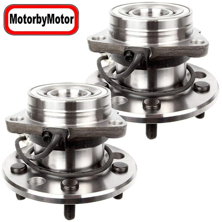 Front Wheel Bearing Fit 1995-2002 GMC Safari, Chevrolet Astro Wheel Hub w/ABS 5 Lugs AWD, 515019 (2 Pack)