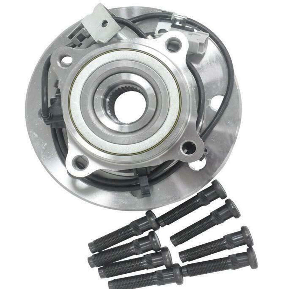 Front Wheel Bearing Fit 1998 1999 Dodge Ram 3500 Pickup Wheel Hub w/ABS 8 Lugs, 515069