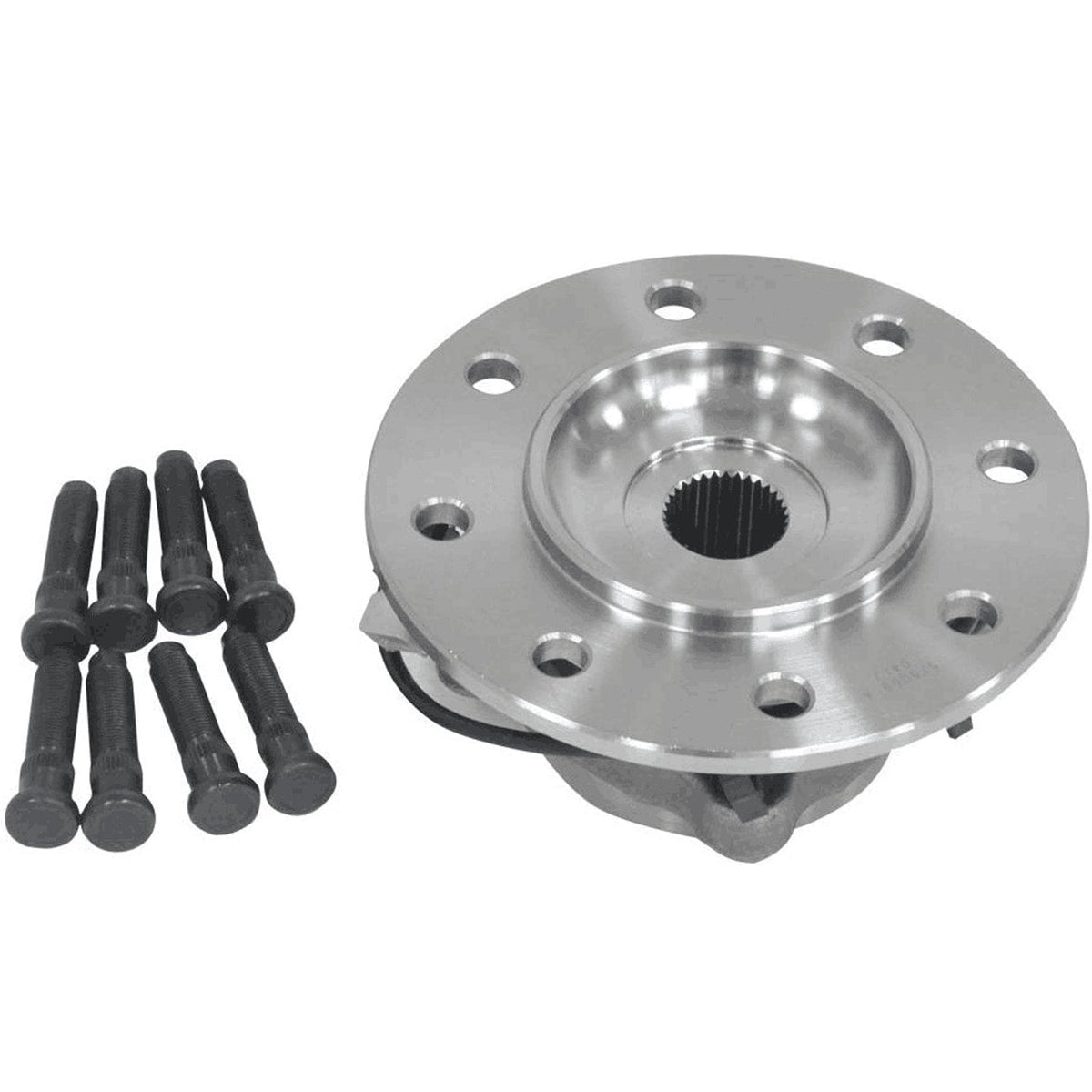 Front Wheel Bearing Fit 1998 1999 Dodge Ram 3500 Pickup Wheel Hub w/ABS 8 Lugs, 515069