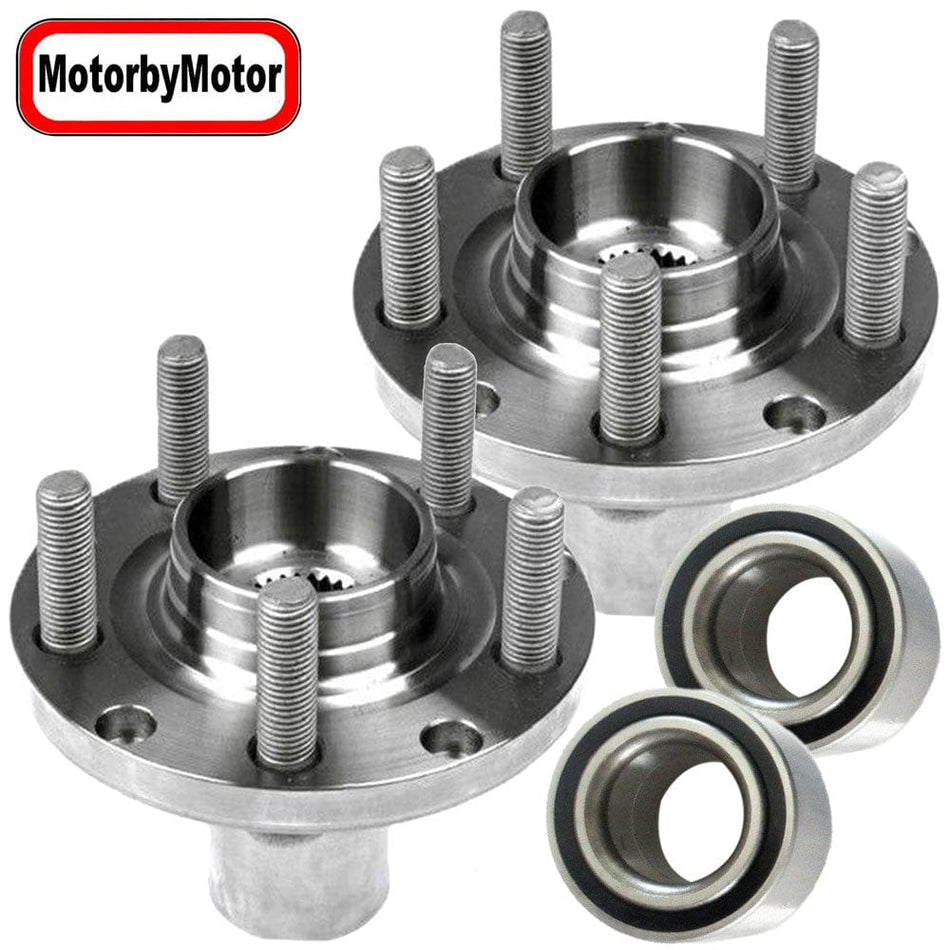 Front Wheel Bearing Fit 1998-2002 Subaru Forester,1993-1999 Subaru Impreza,1991-1999 Subaru Legacy Hub Bearing  5 Lugs, 930 500 517008 (2 Pack)