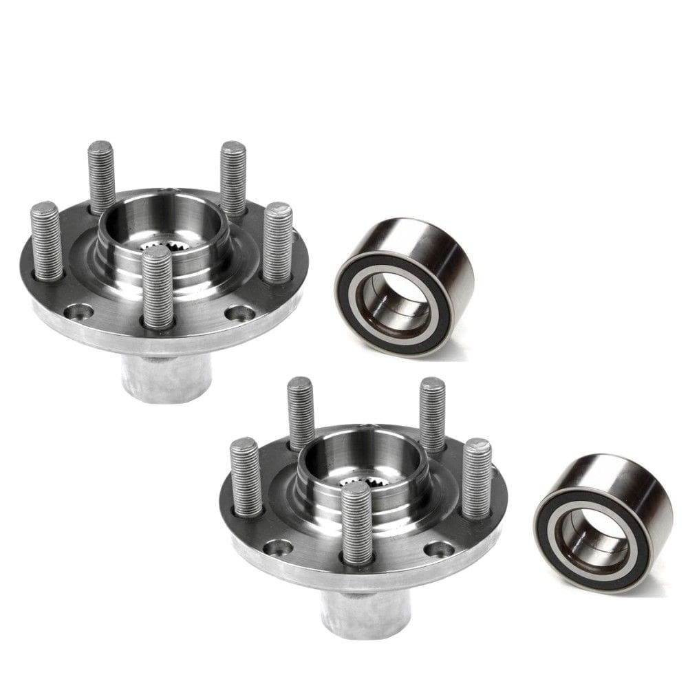 Front Wheel Bearing Fit 1998-2002 Subaru Forester,1993-1999 Subaru Impreza,1991-1999 Subaru Legacy Hub Bearing  5 Lugs, 930 500 517008 (2 Pack)