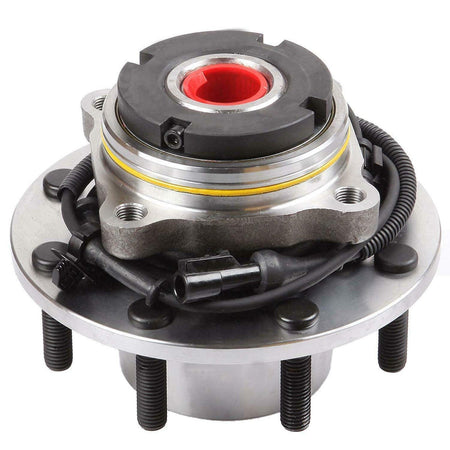 Front Wheel Bearing Fit 1999 Ford F-250 F-350 F-450 F-550 Super Duty Wheel Hub w/ABS 8 Lugs 4WD, 515077 (2 PACK)