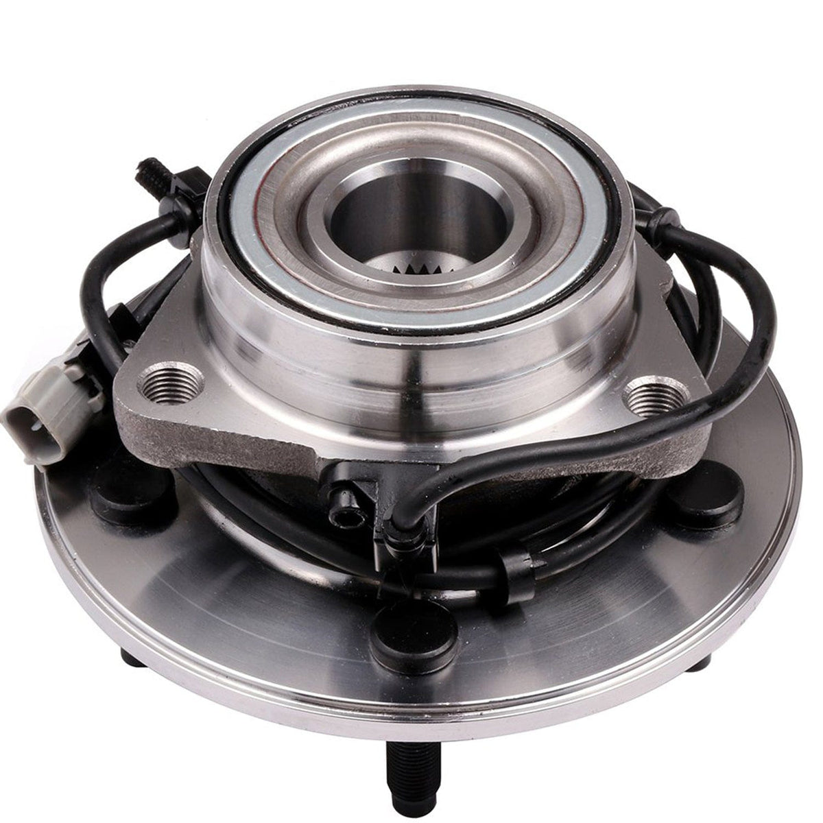 Front Wheel Bearing Fit 2000 2001 Dodge Ram 1500 Pickup Wheel Hub w/ABS, 5 Lugs, 4WD 515039 (2 Pack)