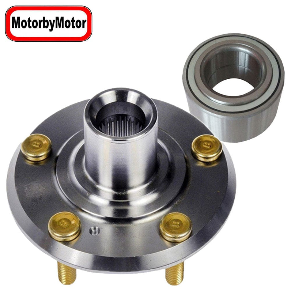 Front Wheel Bearing Fit 2000-2010 Chrysler PT Cruiser, 2002-2005 Dodge Neon Wheel Hub with 5 Lugs, 930-300, 510058