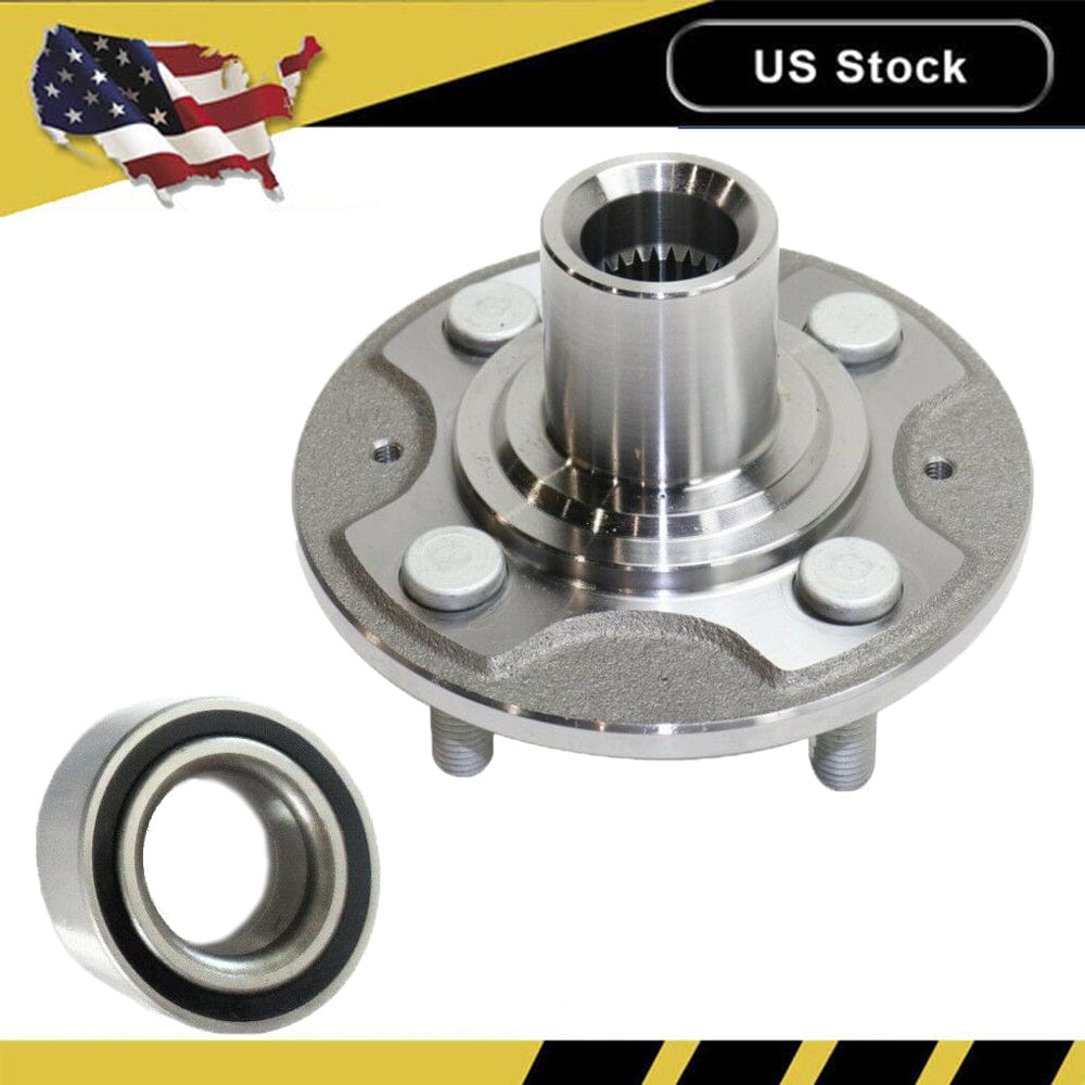 Front Wheel Bearing Fit 2001-2005 Honda Civic Hub Bearing w/4 Lugs, 930 456 510030