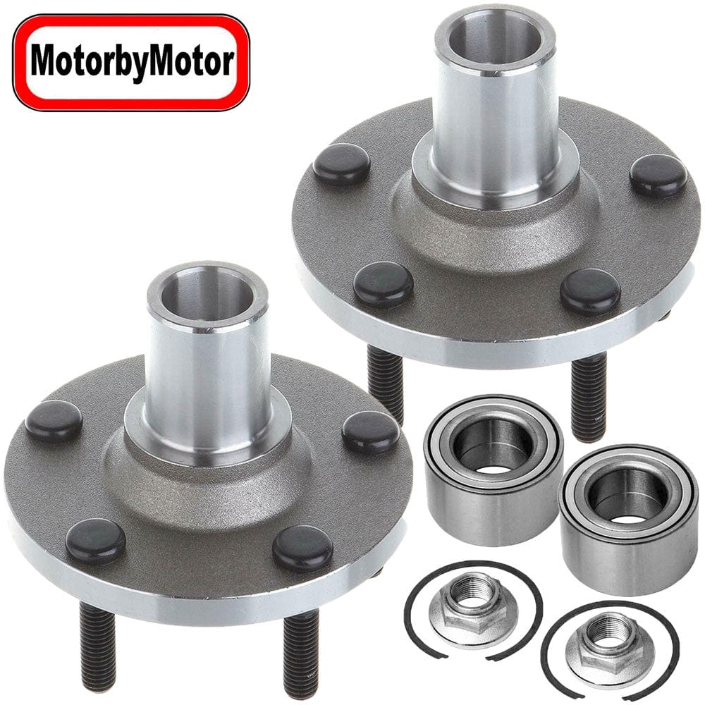 Front Wheel Bearing Fit 2001-2012 Ford Escape, 2001-2011 Mazda Tribute, 2005-2011 Mercury Mariner Hub Bearing, w/5 Lugs, 518515 (2 Pack)