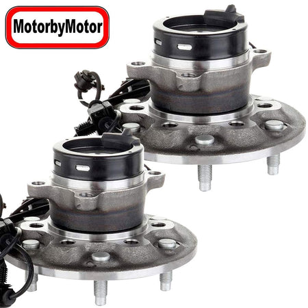 Front Wheel Bearing Fit 2004-2008 Chevrolet Colorado, GMC Canyon, 2006-2008 Isuzu I-350, I-370 Wheel Hub 6 Lugs, 4WD-515110 515111(2 Pack)