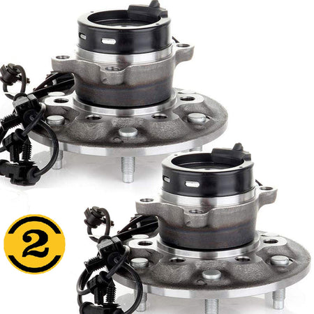 Front Wheel Bearing Fit 2004-2008 Chevrolet Colorado, GMC Canyon, 2006-2008 Isuzu I-350, I-370 Wheel Hub 6 Lugs, 4WD-515110 515111(2 Pack)