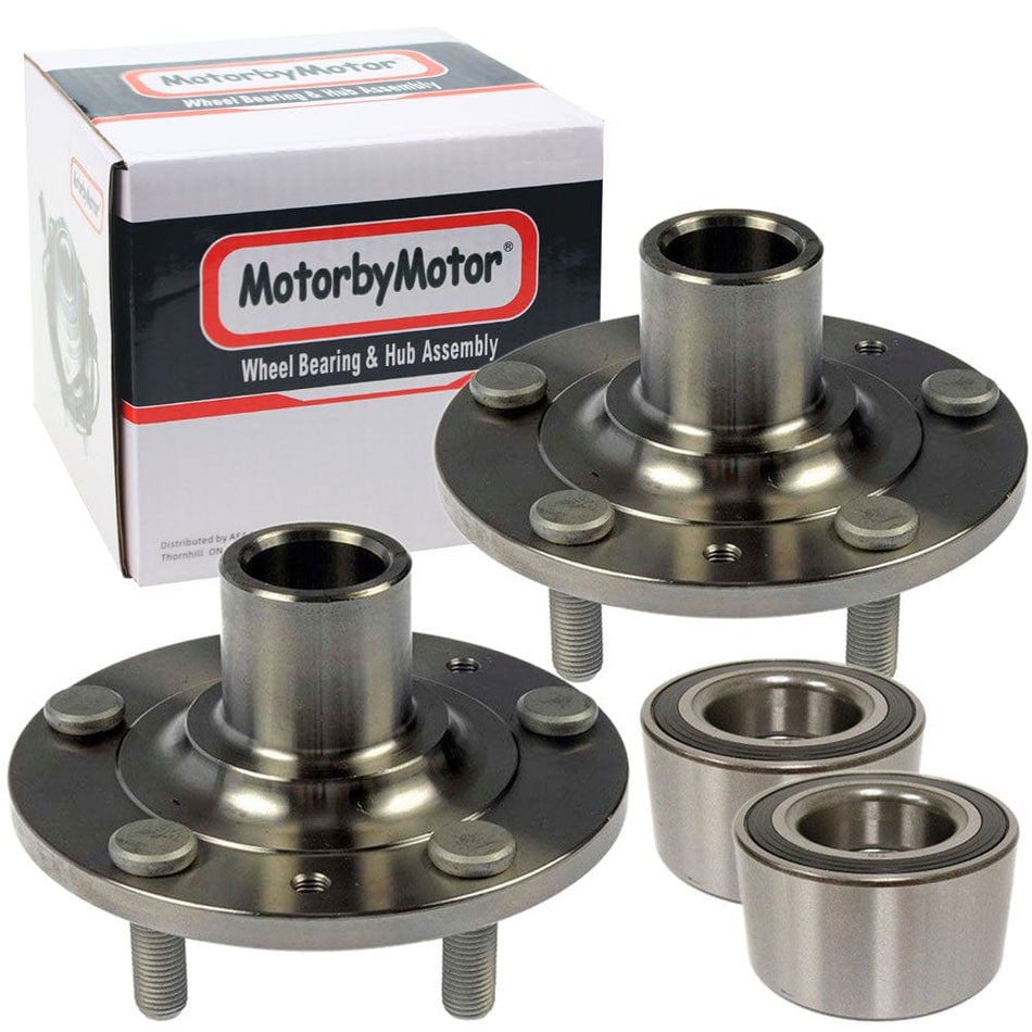 Front Wheel Bearing Fit 2006 2007 Mazda 6 Hub Bearing 5 Lugs, 930 551 510010(2 Pack)