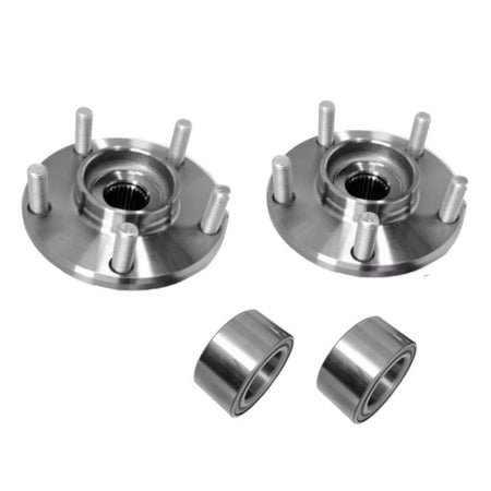 Front Wheel Bearing Fit 2006 2007 Mazda 6 Hub Bearing 5 Lugs, 930 551 510010(2 Pack)