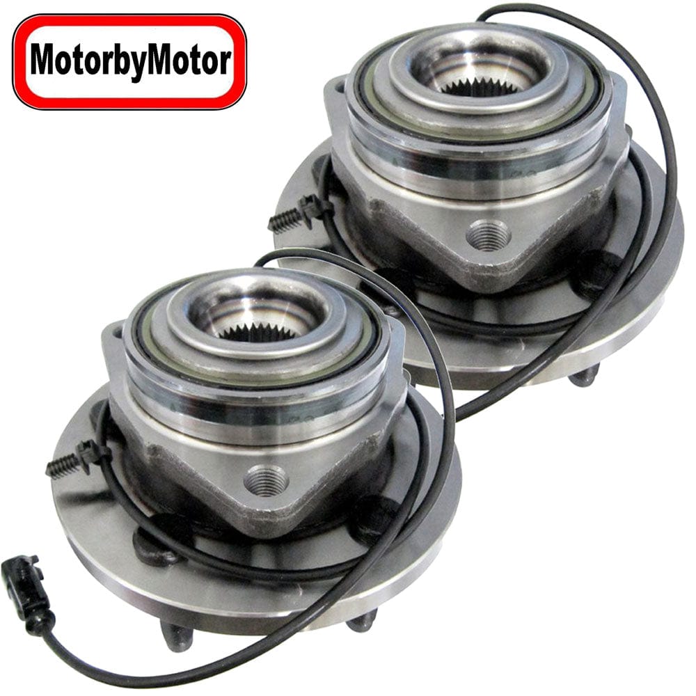 Front Wheel Bearing Fit 2006-2009 Dodge Durango, 2007-2009 Chrysler Aspen Wheel Hub w/ABS 5 Lugs, 513271 (2 Pack)