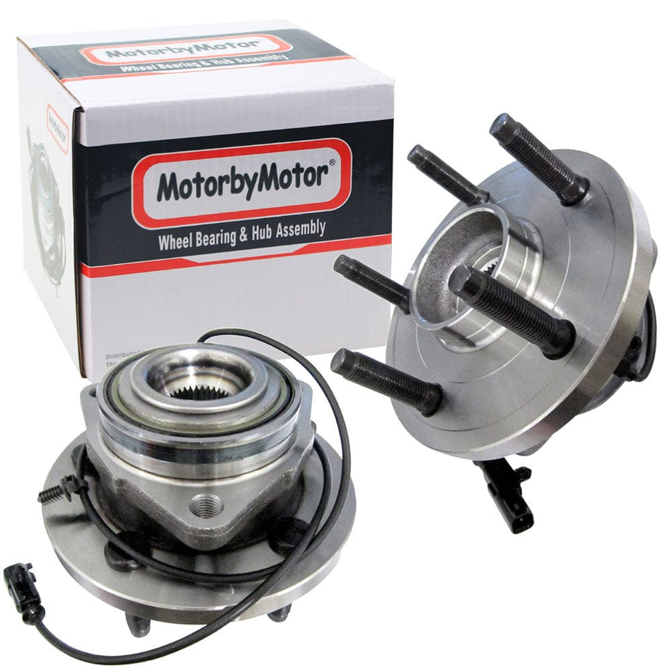 Front Wheel Bearing Fit 2006-2009 Dodge Durango, 2007-2009 Chrysler Aspen Wheel Hub w/ABS 5 Lugs, 513271 (2 Pack)